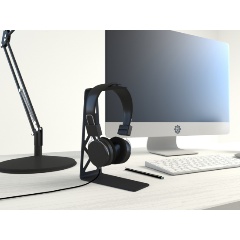 Изображение товара Подставка для наушников EMBODIMENT, EMB-HP-S-B, настольная, черный
