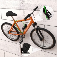 Изображение товара Кронштейн для велосипеда EMBODIMENT настенный черный 15х12х5 см