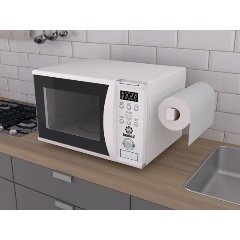 Изображение товара Держатель для бумажных полотенец EMBODIMENT настенный стиль лофт без сверления белый