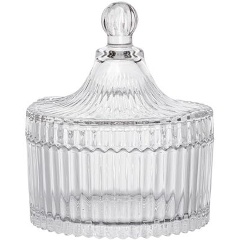 Изображение товара Стеклянная емкость для хранения с крышкой bliss 10х12,5 см