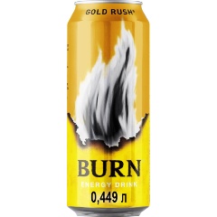 Изображение товара Энергетический напиток Burn Gold Rush 0,449 л
