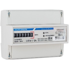 Изображение товара Электросчетчик Энергомера ЦЭ-6803В 1 3ф 5-60А 230В 1 класс точн. 1 тариф. 4 пров. М7Р31 на DIN-рейку, 101003001011074