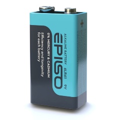 Изображение товара Элементы питания EPILSO 6LR61 1 Blister Card 9V крона
