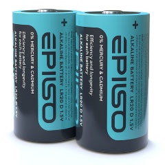 Изображение товара Элементы питания EPILSO LR20/D 2 Shrink 1.5V