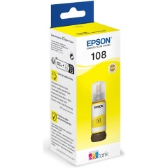 Изображение товара Контейнер EPSON C13T09C44A 108 EcoTank Ink желтый 70мл для L8050 L18050