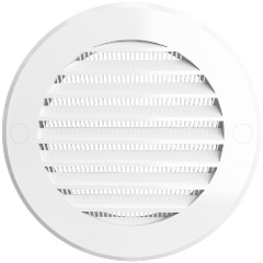 Изображение товара Решетка ERA 10РКС вентиляционная с москитной сеткой, D100/фланец D130