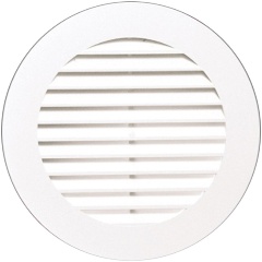 Изображение товара Решетка вентиляционная круглая ERA D130 с фланцем D100 (A10RK)