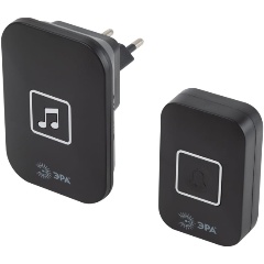 Изображение товара Звонок беспроводной ЭРА С97 60 мелодий черн., Б0054086