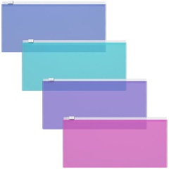 Изображение товара Папка-конверт ERICH KRAUSE на zip-молнии ErichKrause ZIP POCKET Travel FIZZY VIVD тониров. полипропилен ассорти