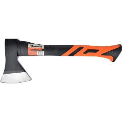 Изображение товара Кованый топор ЕРМАК с фиберглассовой ручкой 600 г для работы во дворе