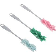 Изображение товара Ерш VETTA для мытья посуды, полипропилен, силикон, 31,5х4 см, 3 цвета (441-263)