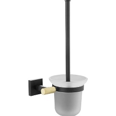 Изображение товара Ёршик для унитаза Rose RG3000H, золото/черный