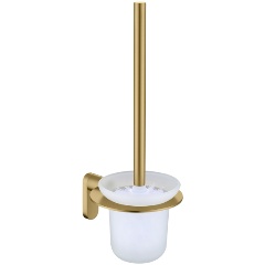 Изображение товара Настенный ершик для унитаза Raglo R300.10.03 золотой сатин стильный и практичный