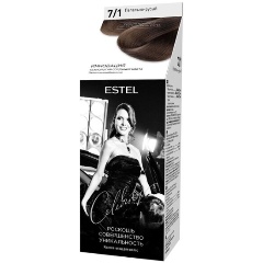 Изображение товара Краска-уход без аммиака ESTEL CELEBRITY тон 7/1 Пепельно-русый