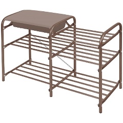 Изображение товара Этажерка Nika "Люкс" с ящиком, ЭТЛ5-1/К коричневый