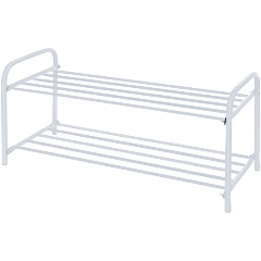 Изображение товара Этажерка Nika "Ника комфорт" для обуви ЭТК2/МС матовый серый