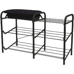 Изображение товара Этажерка Nika ЭТП1-1/Ч с ящиком, черный