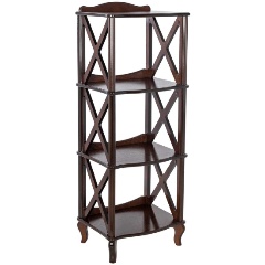 Изображение товара Этажерка-стеллаж Мебелик/Джульетта-3 орех