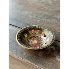 Изображение товара Конфетница ETHNIC CHIC PAN Colour из латуни 10.5 см с винтажным дизайном