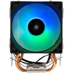 Изображение товара Кулер для процессора Eurocase 2P90 ARGB с RGB подсветкой и двухтепловыми трубками
