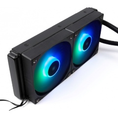 Изображение товара Eurocase SI240 Black — система охлаждения для процессора 240 мм с 2 вентиляторами ARGB