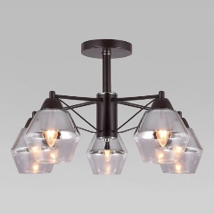 Изображение товара Потолочная люстра Eurosvet Takara 70135/5 кофе для кухни стиль кантри
