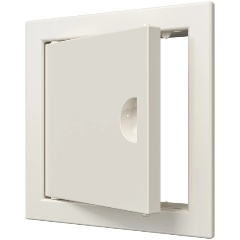 Изображение товара Люк ревизионный EVECS ЛР, отверстие 146х146, общий размер 168х168 (пластик) Ivory