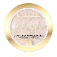 Изображение товара Хайлайтер для лица EVELINE Feel the glow, тон №10 Light Diamond