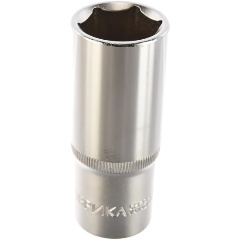 Изображение товара Торцевая головка ЭВРИКА 23мм 1/2" 6-гранная глубокая L=80мм
