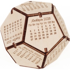 Изображение товара Сборная модель EWA Календарь Додекаэдр