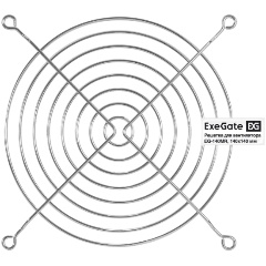 Изображение товара Решетка для вентилятора ExeGate EG-140MR 140x140 круглая сталь серебристая