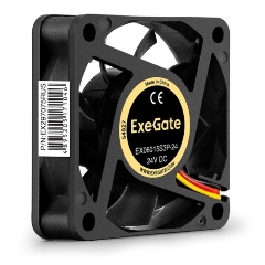 Изображение товара Вентилятор для корпуса ExeGate EX06015S3P-24 24В DC 60x60x15мм 3pin
