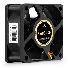 Изображение товара Вентилятор для корпуса ExeGate EX06025B3P 12В 60x60мм 3pin