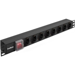 Изображение товара Блок розеток ExeGate ServerPro PDU-19H801 Al-8S-C14-SW (EX280840RUS)