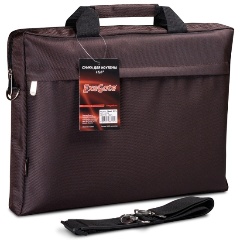 Изображение товара Сумка для ноутбука 15.6" ExeGate Start S15 Charcoal, темно-коричневая (EX212308RUS)