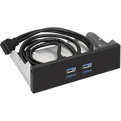 Изображение товара Планка USB на переднюю панель ExeGate U5H-615 5,25" 2*USB3.0 EX289289RUS