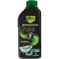 Изображение товара Гель для устранения засоров EXPEL ВОЛОСОГОН 500 мл для труб и канализаций