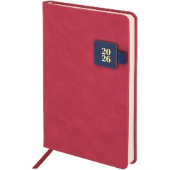 Изображение товара Ежедневник BRAUBERG Accent 2026 А5 под кожу с календарем 168 листов