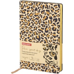 Изображение товара Ежедневник BRAUBERG VISTA Leopard А5 недатированный с искусственной кожей
