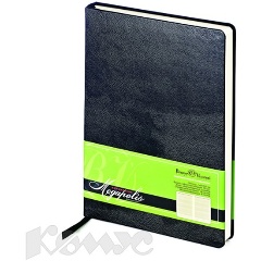 Изображение товара Ежедневник недатированный BRUNO VISCONTI черный,А5,145х215мм,160л,Br.V.MEGAPOLIS