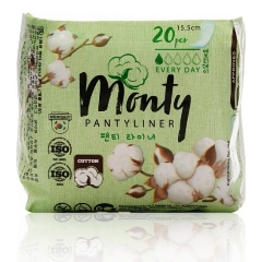 Изображение товара Ежедневные прокладки SKINLITE Monty в индивидуальной упаковке, 20 шт