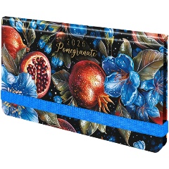 Изображение товара Еженедельник 2026 BRAUBERG Гранат с резинкой 171х93 мм, 64 листа