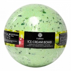 Изображение товара Бурлящий шар FABRIK для ванны Яблочное мороженое 120 г