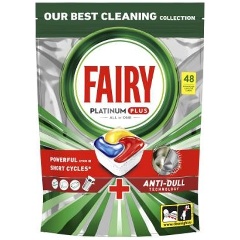 Изображение товара Капсулы для посудомоечных машин FAIRY Platinum PLUS All in 1 Лимон, 48 шт