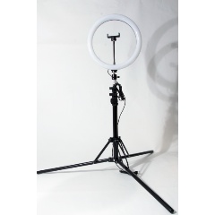Изображение товара Кольцевая светодиодная лампа (12") с адаптером для смартфона, USB,10W FANCIER FL-12P