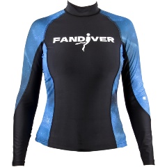 Изображение товара Гидрофутболка с длинным рукавом FanDiver, Galaxy Blue, женская, размер S