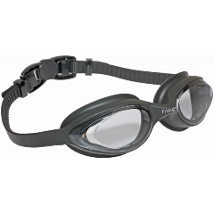 Изображение товара Очки для плавания FanSwim T99, дымчатые линзы, черная рамка, черный силикон