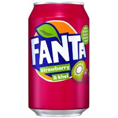 Изображение товара Напиток газированный FANTA Клубника Киви алюминиевая банка 0,33 л