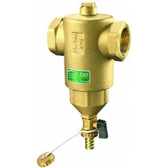 Изображение товара Грязеуловитель FAR 1 1/2 с краном и отверстием 1/2 для отопления