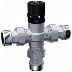 Изображение товара Термосмеситель FAR 1/2", американки Тmax95 °C